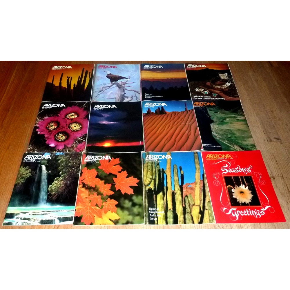 Arizona Highways Magazines 1979 "FULL YEAR" 12 Issues